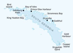 South Georgia Map