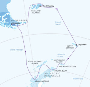 Hondius Falklands, South Georgia and Antarctica