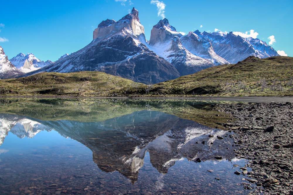 Los Cuernos. Horns with Reflection Chile - Adrian Hill