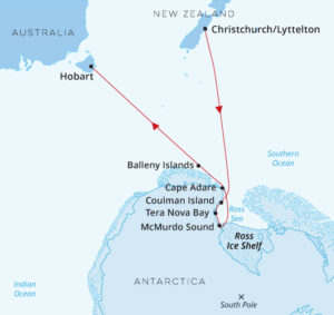 Antarctica - The Ross Sea - Christchurch to Hobart