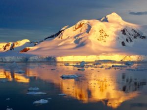 Sunset on the Antarctic Peninsula by Emma Magrath