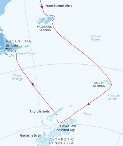 Sea Spirit Antarctica, South Georgia, Falkland Islands from Buenos Aires