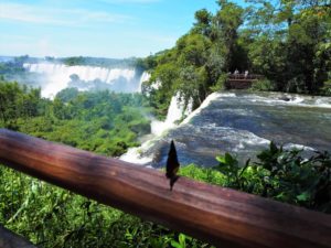 A Butterfly's View at Iguazu Falls by Antony Parakkal