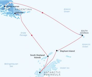 Silver Cloud South Georgia Antarctica Punta Arenas 2021-22