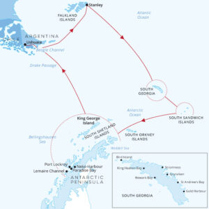 Antarctica and South Sandwich Islands Map